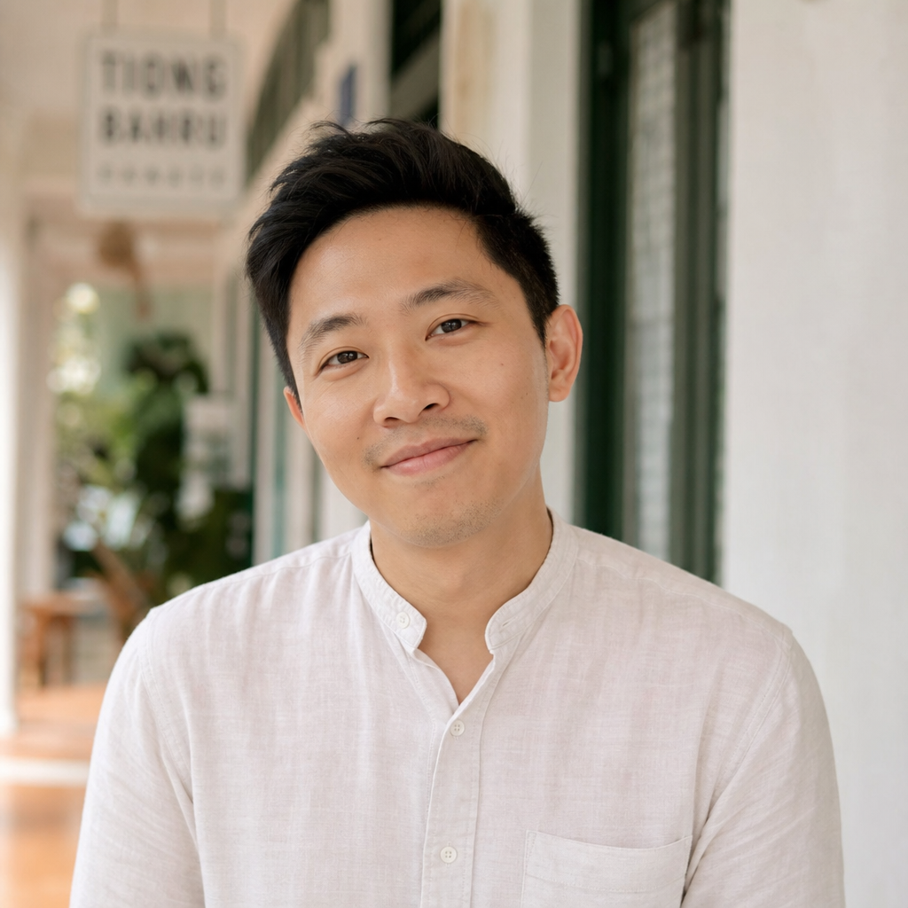 Marcus Tan, writer in Tiong Bahru